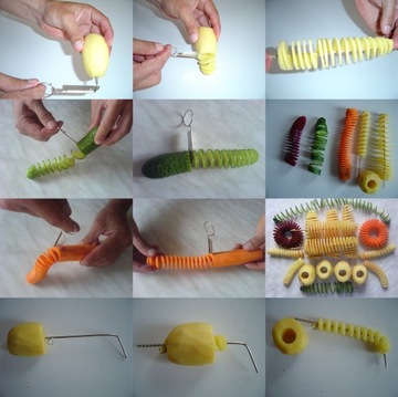 Овощерезка ОЧИСТКА 2 шт НОЖ ДЛЯ КАРФЕЛЯ фри 2 шт ТЕРКА №23