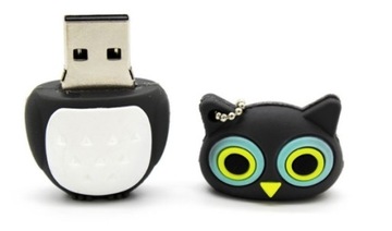 USB-НАКОПИТЕЛЬ 64 ГБ СОВА КОРИЧНЕВЫЙ РОЗОВЫЙ ЧЕРНЫЙ СИНИЙ