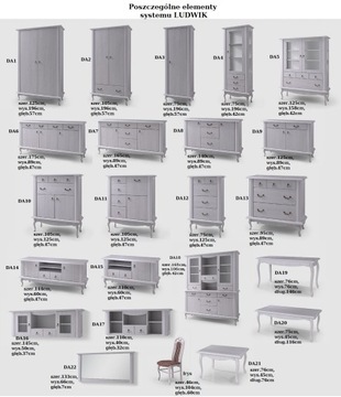 Szafa 105 ubraniowa szuflady SYSTEM MEBLI salon