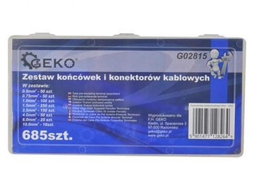 Комплект кабельных наконечников и разъемов GEKO G02815