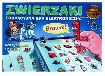 Gra elektroniczna Jawa Zwierzaki edukacyjna