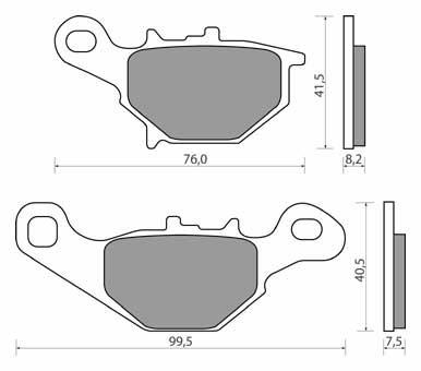 PADS KAWASAKI KLX KMX 125 SUZUKI RM 80 85 DR FROM - milautoparts-fr.ukrlive.com