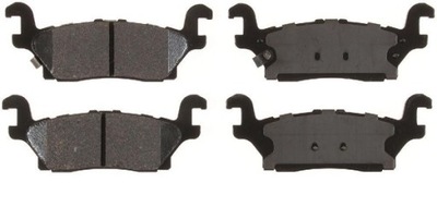 Гальмівні колодки задня задні hummer h3 h3t 3.5 3.7 5.3 06-11 фото №1