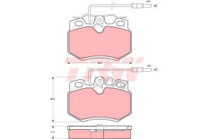 SABOTS DE FREIN DE FREIN AVANT DACO CITROEN AX C15 VISA C6 - milautoparts-fr.ukrlive.com