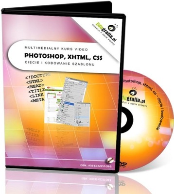 kurs PHOTOSHOP XHTML CSS cięcie i kodowanie - DVD