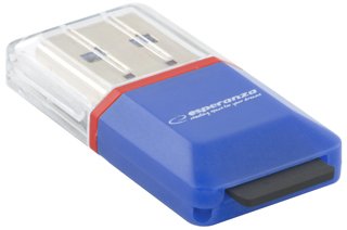 RED Mini Czytnik kart micro SD SDHC USB 2.0 Esper2