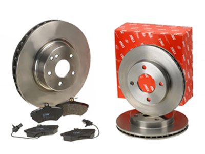 DISCS + PADS TRW REAR VW T5 TRANSPORTER 03- - milautoparts-fr.ukrlive.com