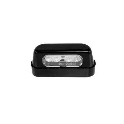Oświetlenie LED tablicy rejestracyjnej czarne homologacja scrambler bobber