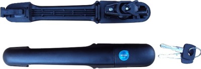 Ручка дверь левая перед + замок mercedes atego фото №1