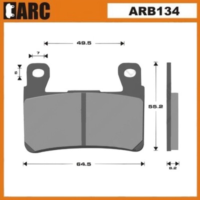 SABOTS DE FREIN DE FREIN AVANT HONDA CBR600S HYOSUNG ST700 - milautoparts-fr.ukrlive.com