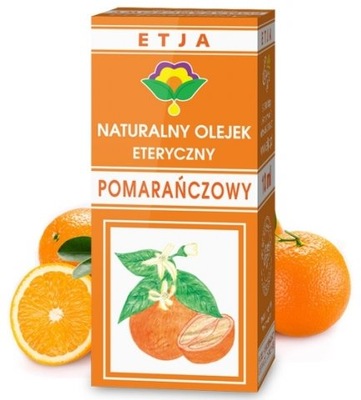 ETJA Naturalny eteryczny olejek POMARAŃCZOWY 10ml