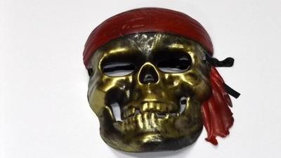 MASKA PIRAT CZASZKA KOŚCIOTRUP HALLOWEEN PIRACI