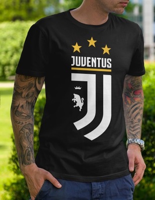 Koszulka Juventus Turyn męska czarna XL z napisem na plecach