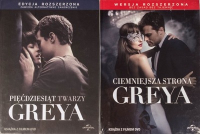 PIĘĆDZIESIĄT TWARZY GREYA CIEMNIEJSZA STRONA 2DVD