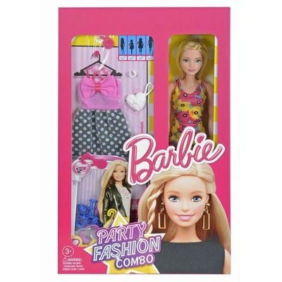 Barbie Party Fashion Ubrania Akcesoria dodatki 24H
