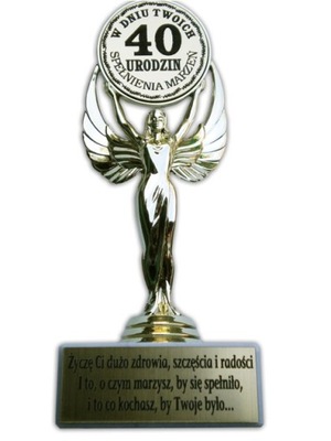 Statuetka Wiktoria prezent 40 urodziny dla szefa szefowej urodziny