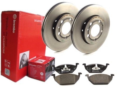 DISQUES + SABOTS DE FREIN BREMBO AVANT VW POLO 6N2 9N FOX - milautoparts-fr.ukrlive.com