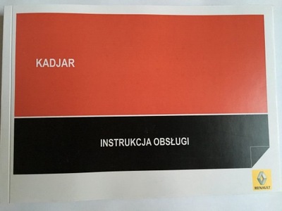 RENAULT KADJAR POLSKA MANUAL MANTENIMIENTO + LIBRO DE MANTENIMIENTO LIMPIO NUEVO  