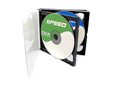 Pudełka na płyty CD x 5 standard czarne 50 sztuk