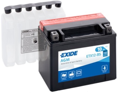 ETX12-BS EXIDE 10AH AGM YTX12-BS ACCUMULATEUR - milautoparts-fr.ukrlive.com