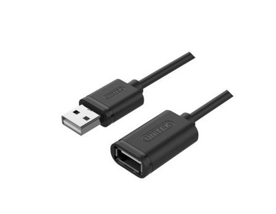 kabel USB 2.0 A-A przedłużacz 3m Unitek Y-C417GBK
