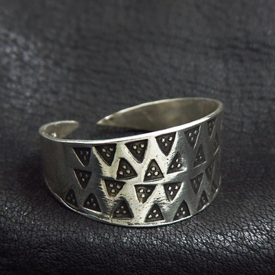 Pierścień z Truso wczesnośredniowieczny SREBRO 925