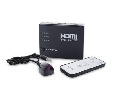 Switch 3 x HDMI to HDMI Rozdzielacz HDMI Pilot cl2
