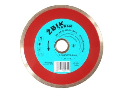 TARCZA DIAMENTOWA ŻBIK TARAN 180 MM GRES MARMUR