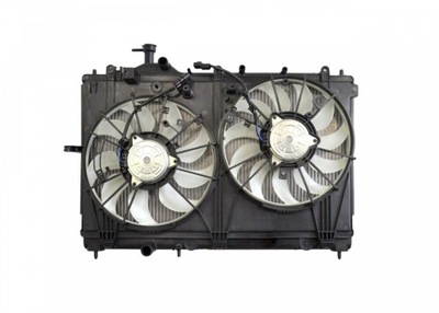 Комплект радіатор вентилятори mitsubishi outlander фото №1