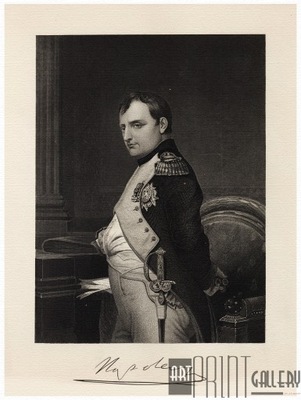 NAPOLEON BONAPARTE portret Gilmore XIX wiek