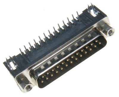 WTYK D-Sub 7,2mm THT 25 torów