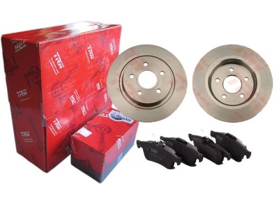 2× TRW DF4422 DISC BRAKE + TRW KLOCEK BRAKE SET - milautoparts-fr.ukrlive.com