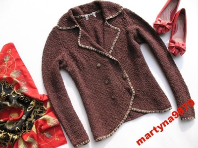 CZEKOLADOWY SWETER 40__MELANŻ