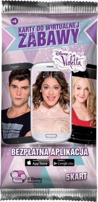 VIOLETTA KARTY do WIRTUALNEJ ZABAWY 5 kart