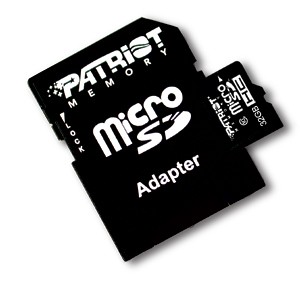 Karta Micro SecureDigital SD 32GB Patriot CLASS10