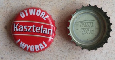 Kapsel z piwa - Kasztelan - wygrałeś piwo 2016
