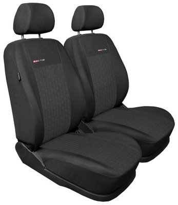 COVER ON FRONT SEATS AUTO-DEKOR MATERIAL TAPICERSKI, VELOUR ANTRACYTOWY, GRAFITOWY, GRAY UNIVERSAL - milautoparts-fr.ukrlive.com