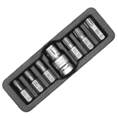 Końcówki wkrętakowe TORX kpl. 7 szt YATO YT-0410