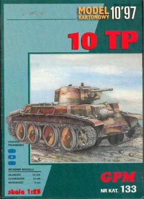 GPM nr 133 Polski czołg lekki 10 TP