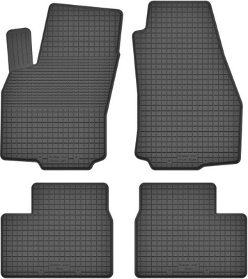 OPEL ASTRA G (98-09) MATS AUTOMOTIVE RUBBER BLACK MATS ON WYMIAR - milautoparts-fr.ukrlive.com