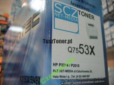 Toner do HP LaserJet P2015 P2015d P2015dn 53X