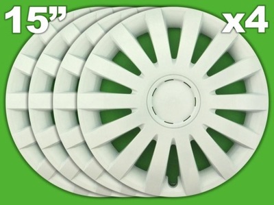 COUVERCLES WIND 15'' OPEL - ZAFIRA OMEGA SINTRA DE COULEUR BLANCHE - milautoparts-fr.ukrlive.com