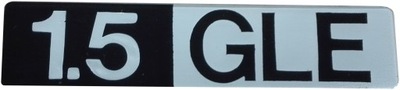 Emblemat znaczek napis 1.5GLE 1.5 GLE do Polonez
