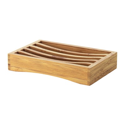IKEA DRAGAN mydelniczka drewniana bambus