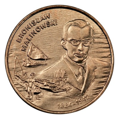 Moneta 2 zł Bronisław Malinowski