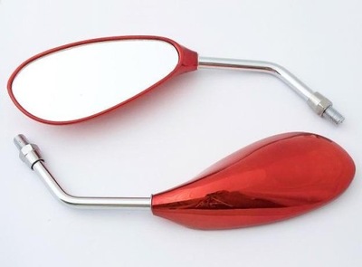 SUPER MIROIRS ROUGE LEZKI CHROME M 8 - milautoparts-fr.ukrlive.com