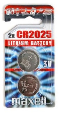 Bateria Baterie Maxell CR2025 CR 2025 WaWa 2szt