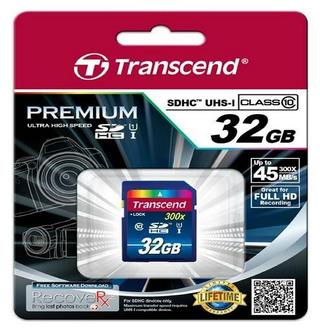 Karta SD 32GB Transcend CLASS10 UHS1 300x 45MB/s