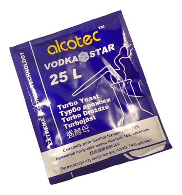 Alcotec Vodka Star Drożdże Gorzelnicze Gorzelniane