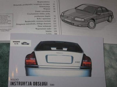 VOLVO S80 MANUAL MANTENIMIENTO POLSKA 1998 - 2006  